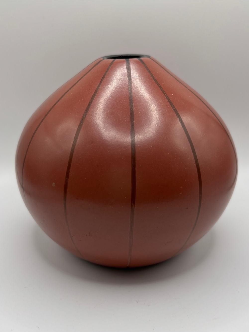 Spherical Peruvian Ceramic Vase by Marcelo Prado